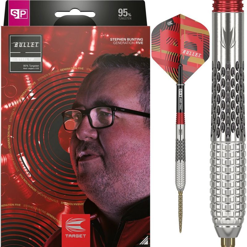Target Stephen Bunting G5 95% tungsten 25 gram stålspiss
