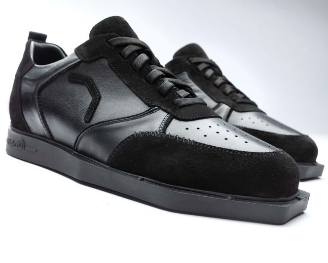 Hovedbilde Triple20 Ergonomiske Dartsko i skinn Farge Sort